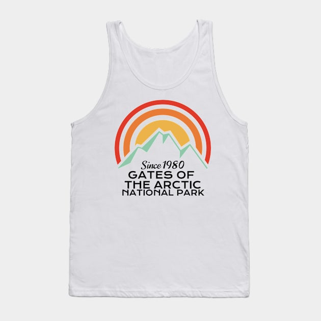 Gates Of The Arctic National Park Retro Tank Top by roamfree